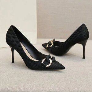 The new fashion and sexy pumps with pointed toes